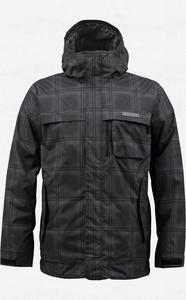 BURTON Poacher Jacket true black/ghost plaid W13 - 2825948012