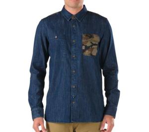 VANS Thatcher Buttondown (Indigo Camo) SS14 - 2825948192