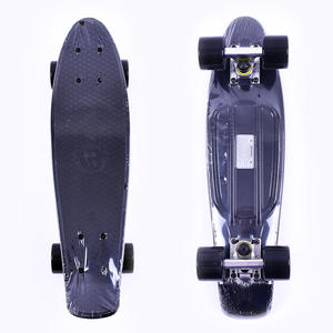 FISH SKATEBOARDS Classic Fish cruiser black/silver/black - 2844116067