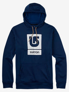 BURTON Oak Pullover Hoodie True Blue Heather W17 - 2844116161