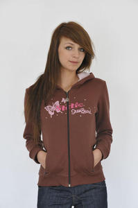 STATIC Butterfly Hoody brown - 2825947844