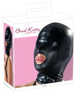 Bad Kitty Maska czarna z otworem na usta Bad Kitty Maska czarna z otworem na usta - 2862523419