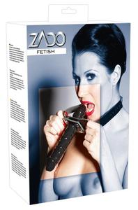 Knebel z podwjnym penisem ZADO - 2862523452