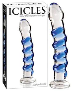 Icicles No. 5 Szklane Dildo Analne - 2862523562