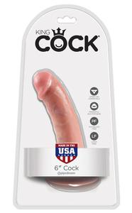 Dildo z przyssawk King Cock d. 17 cm - 2862523647