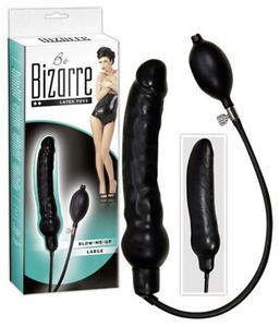 Bizarre Blow me up Lateksowe Pompowane Dildo - 2862523792