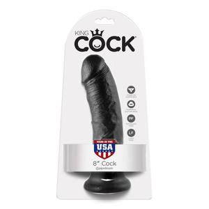 Didlo King Cock czarny d. 20 cm - 2862524277