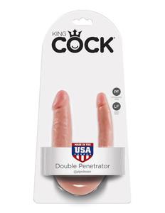 King Cock U-Shaped Small Podwjne dildo King Cock U-Shaped Small Double Trouble - 2862524292