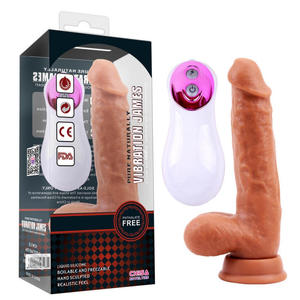 Dildo z wibracj Pure Naturally Vibration James - 2862524545