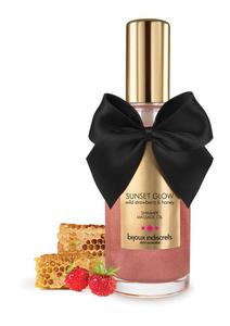 Bijoux Nabyszczajcy olejek do masau truskawka/mid 100 ml APHRODISIA SUNSET GLOW WILD STRAWBERRY/HONEY 100 ML - 2862524656