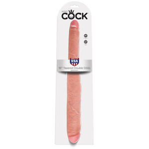 King Cock 41 cm Tapered Double Dwustronne Dildo - 2862525250