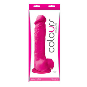 Dildo penis COLOURS PLEASURES LARGE PINK - 2862525329