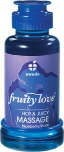 SWEDE Owocowy olejek do masau Blueberry/Cassis 100 ml - 2862525485