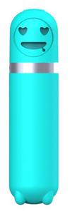 Mini pocisk wibracyjny Quenby Teal - 2862525560