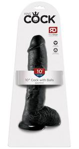 Dildo z jdrami King Cock 25 cm - 2862525855