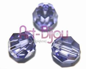 Krysztay Swarovski Round Tanzanite 8 mm