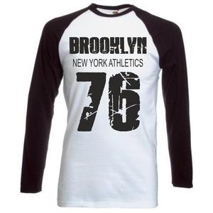 KOSZULKA SZARA FRUIT OF THE LOOM - Brooklyn 76 rozm. M - 2833126966