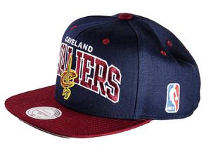 Mitchell & Ness Cleveland Cavaliers Team Arch Snapback - NA80Z-CLECAV - Cavaliers - 2856481803