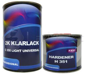 Lakier Bezbarwny C3500 LS - KLARLACK LIGHT SOLID + Utwardzacz 0,75L kpl. - 2874382233
