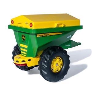 ROLLY TOYS PRZYCZEPA DO TRAKTORA SIEWNIK PIASKARKA JOHN DEERE 125111 - 2876879571