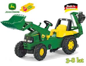 Rolly Toys Traktor Junior John Deere z yka Przyc - 2861797062