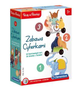 CLEMENTONI GRA EDUKACYJNA ZABAWA CYFERKAMI 50090 - 2861798127