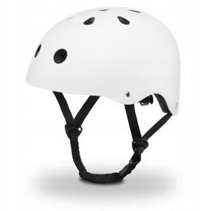 LIONELO KASK DLA DZIECI 50-56 CM BIAY - 2861798964