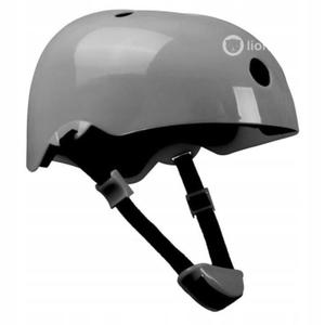 LIONELO KASK DLA DZIECI 52-57 CM SZARY - 2861799099