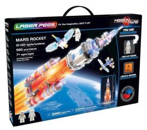 LASER PEGS WIECCE KLOCKI MARS ROCKET RAKIETA KOSMICZNA 580el. 18000 - 2861799169