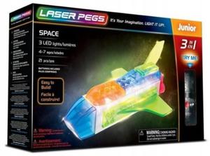 LASER PEGS WIECCE KLOCKI 3w1 SPACE 3D BOX KOSMOS 31010 - 2861799206