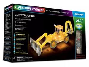 LASER PEGS WIECCE KLOCKI 8w1 CONSTRUCTION 129el. 81011 - 2861799251