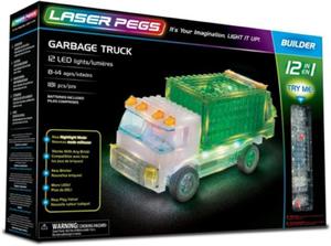 LASER PEGS WIECCE KLOCKI 12w1 GARBAGE TRUCK MIECIARKA 181el. 12013 - 2861799305