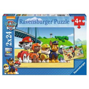 RAVENSBURGER PUZZLE 2x24el. PSI PATROL BOHATERSKIE SZCZENIAKI 090648 - 2861800749