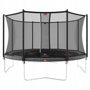 BERG TRAMPOLINA FAVORIT LEVELS 430 CM SZARA + SIATKA COMFORT - 2878006344