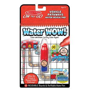 MELISSA & DOUG WODNA KOLOROWANKA WATER WOW - ZNAJD DROG - POJAZDY 40177 - 2867270826