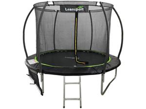 LEAN SPORT TRAMPOLINA MAX 6ft 183CM CZARNO-ZIELONA - 2869676792