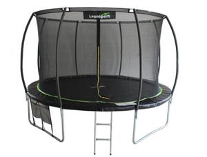 LEAN SPORT TRAMPOLINA MAX 10ft 305CM CZARNO-ZIELONA - 2869676800