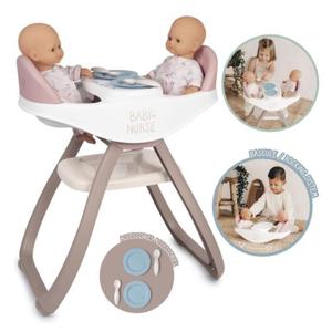 SMOBY BABY NURSE OPIEKUNKA KRZESEKO DO KARMIENIA DLA LALEK BLINIT 220371 - 2872714470