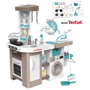 SMOBY MINI TEFAL STUDIO KUCHNIA Z PRALK I AKCESORIAMI 2w1 311050 - 2870233680