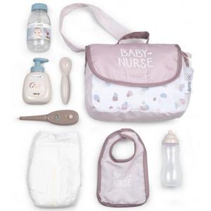 SMOBY BABY NURSE TORBA DO PRZEWIJANIA + AKCESORIA DLA LALKI 220369 - 2878006355