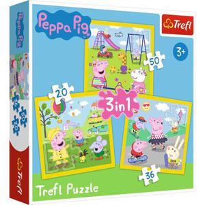 TREFL PUZZLE 3w1 WESOY DZIE PEPPY 34849 - 2870707068