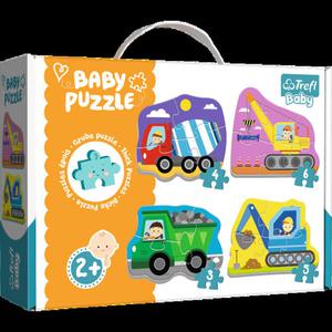 TREFL BABY PUZZLE POJAZDY NA BUDOWIE 36072 - 2870892606