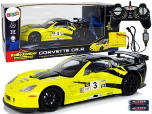 SAMOCHD SPORTOWY WYCIGOWY RC 1:18 CORVETTE C6.R ӣTY 2.4 G WIATA - 2876696877