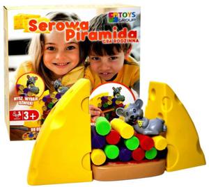 TOYS GROUP RODZINNA GRA ZRCZNOCIOWA SEROWA PIRAMIDA TG415409 - 2871041029