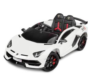 TOYZ SAMOCHD NA AKUMULATOR LAMBORGHINI AVENTADOR SVJ WHITE WIATA LED - 2873595742