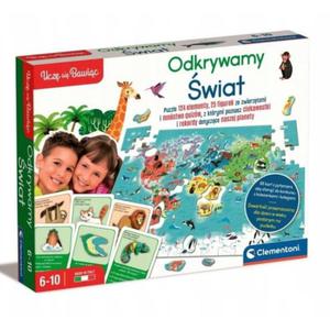 CLEMENTONI GRA EDUKACYJNA PUZZLE ODKRYWAMY WIAT 50779 - 2874749070