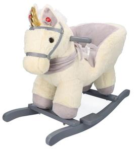 ADAM TOYS JEDNOROEC KONIK NA BIEGUNACH Z FOTELIKIEM OD 10 M-CY - 2876502364