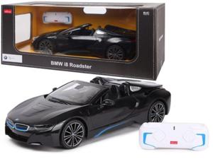 Auto R/C BMW i8 Roadster Rastar 1:12 Czarny - 2875874769