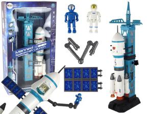Zabawka Misja Kosmiczna Rakieta Astronauci Wyrzutnia 15 Elementw - 2878110550
