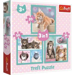 TREFL PUZZLE 3w1 SWEET & LOVELY SODKIE ZWIERZAKI - 2878832568